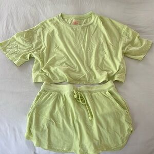Colsie Set, neon green, size large